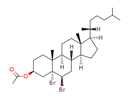 3β-acetoxy-5α,6β-dibromocholestane